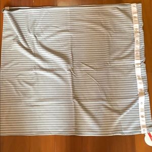 Lululemon Vinyasa Scarf Wrap! Gray/Pink Stripes!